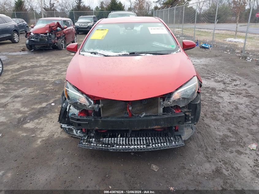 2019 Toyota Corolla Le VIN: 2T1BURHE6KC190848 Lot: 43870226