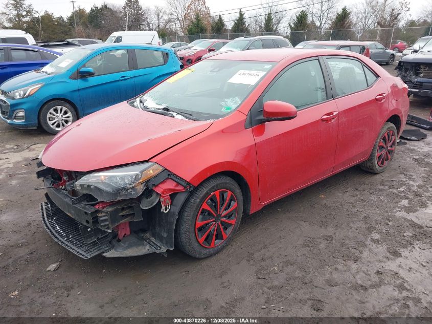 2019 Toyota Corolla Le VIN: 2T1BURHE6KC190848 Lot: 43870226