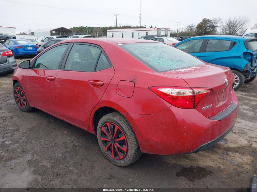 2019 Toyota Corolla Le VIN: 2T1BURHE6KC190848 Lot: 43870226
