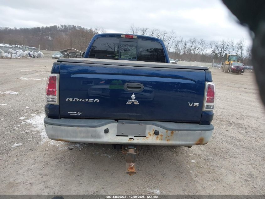 2006 Mitsubishi Raider Duro Cross V8 VIN: 1Z7HT38N56S538352 Lot: 43870233