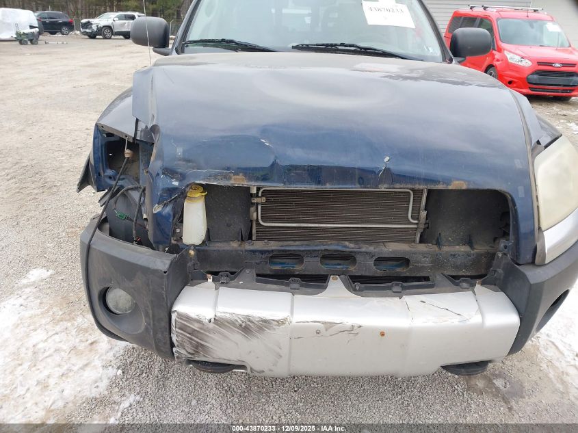 2006 Mitsubishi Raider Duro Cross V8 VIN: 1Z7HT38N56S538352 Lot: 43870233