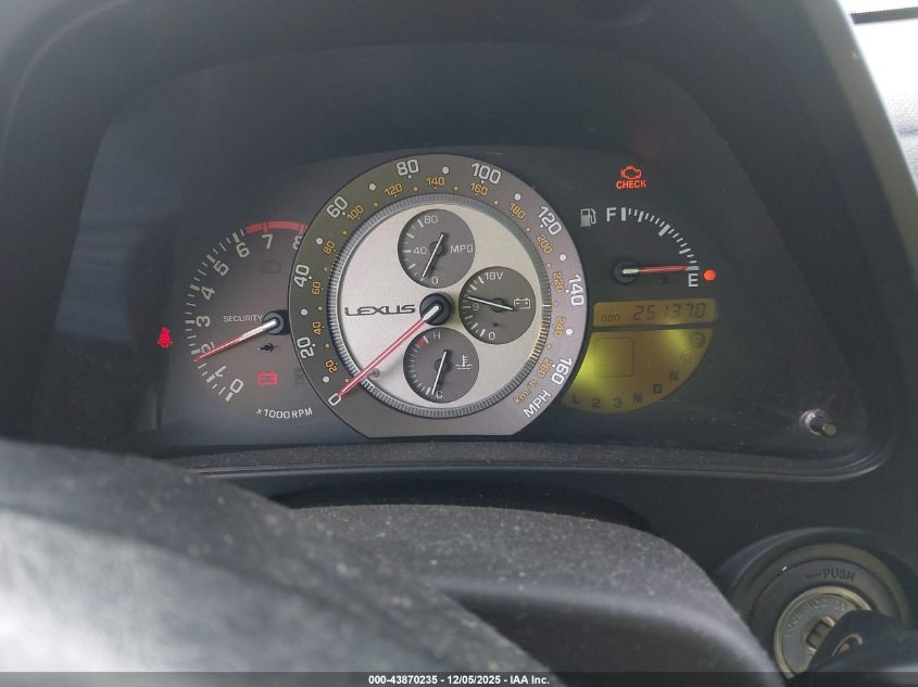 2001 Lexus Is 300 VIN: JTHBD182710031285 Lot: 43870235