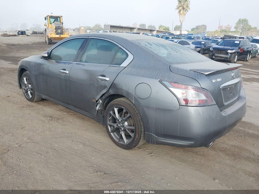 Vin: 1n4aa5ap1ec912075, lot: 44365774, nissan maxima 3.5 s 20143