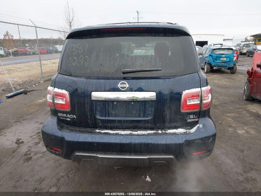 2019 Nissan Armada Sl VIN: JN8AY2NC5KX511875 Lot: 43870292
