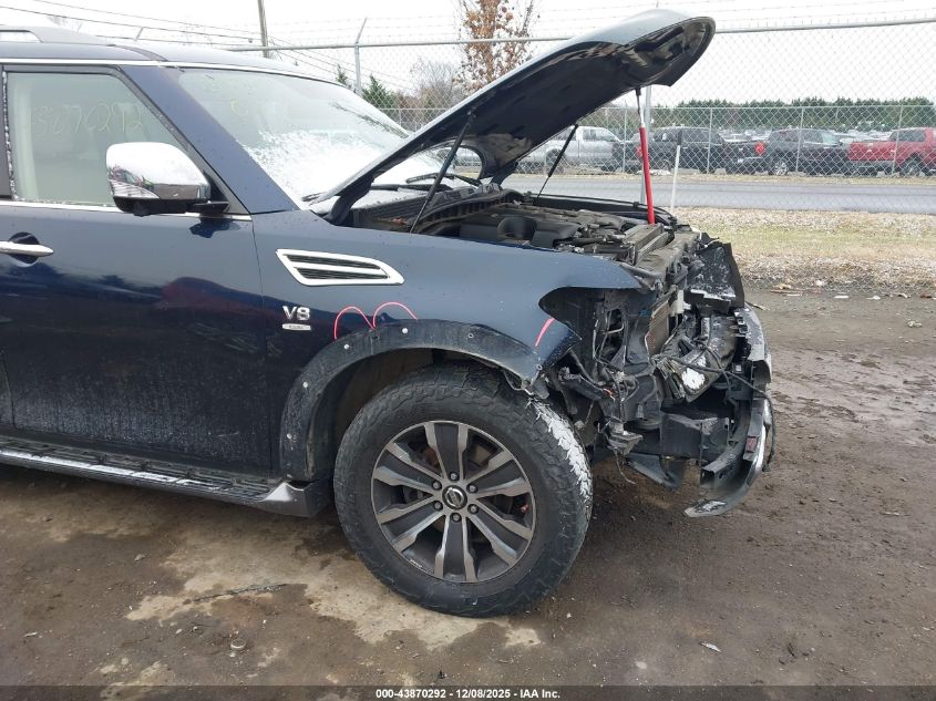 2019 Nissan Armada Sl VIN: JN8AY2NC5KX511875 Lot: 43870292