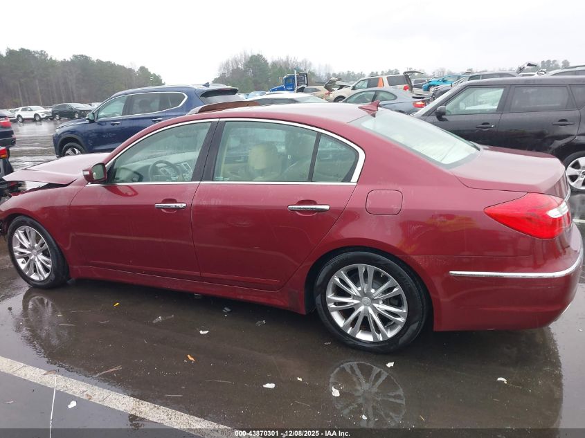 2012 Hyundai Genesis 3.8 VIN: KMHGC4DD6CU196772 Lot: 43870301