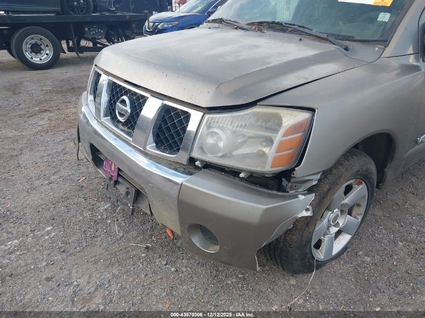 2007 Nissan Titan Se VIN: 1N6BA06A47N225831 Lot: 43870306
