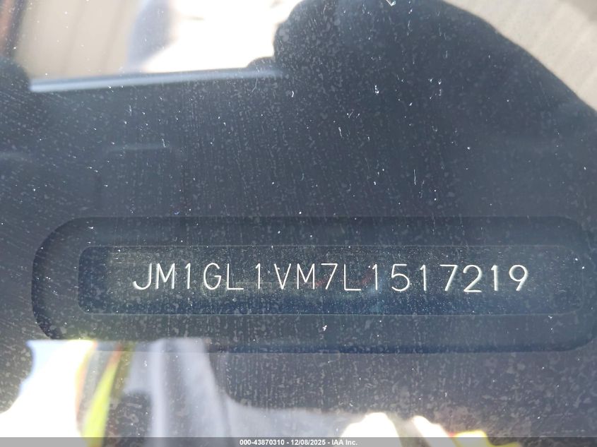 2020 Mazda Mazda6 Touring VIN: JM1GL1VM7L1517219 Lot: 43870310