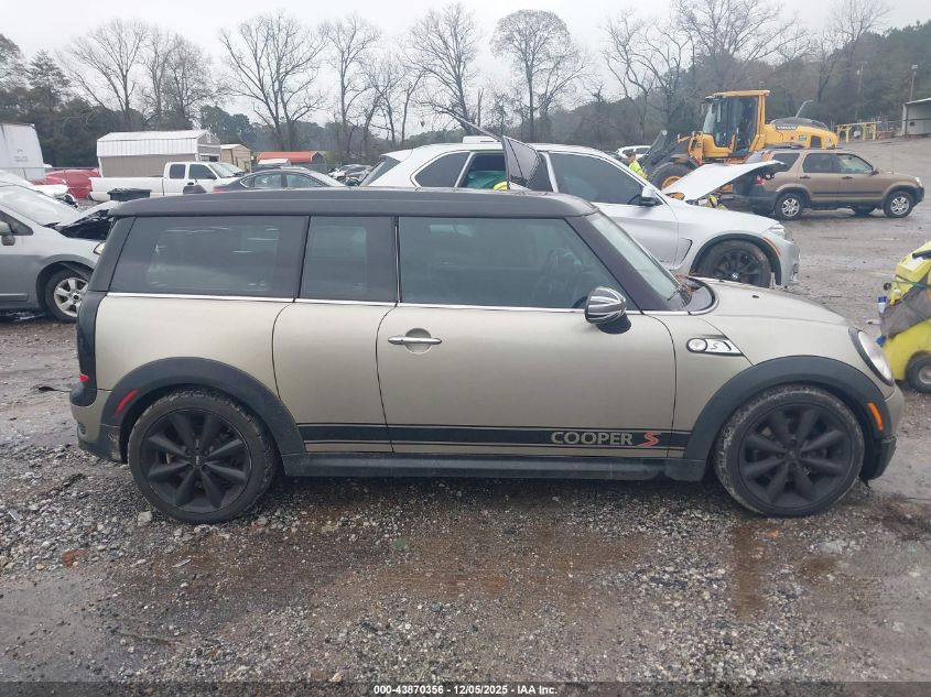 2008 Mini Cooper S Clubman VIN: WMWMM335X8TP87531 Lot: 43870356