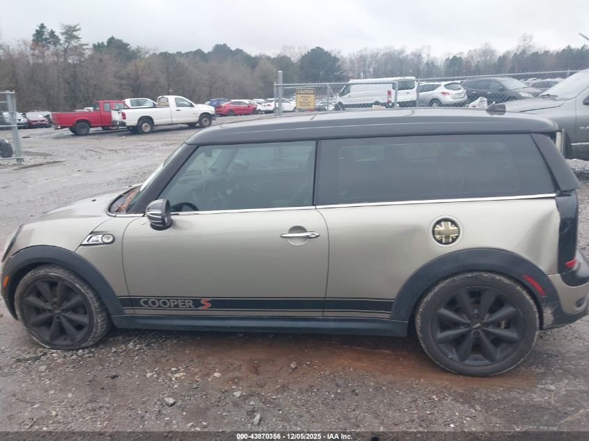2008 Mini Cooper S Clubman VIN: WMWMM335X8TP87531 Lot: 43870356