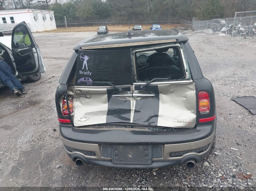 2008 Mini Cooper S Clubman VIN: WMWMM335X8TP87531 Lot: 43870356