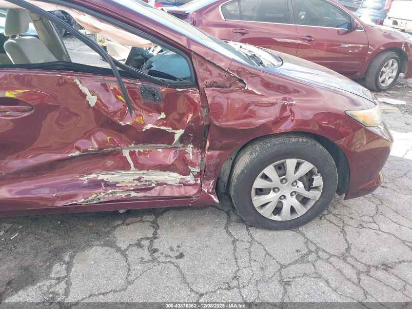 2012 Honda Civic Lx VIN: 2HGFB2F50CH572464 Lot: 43870362