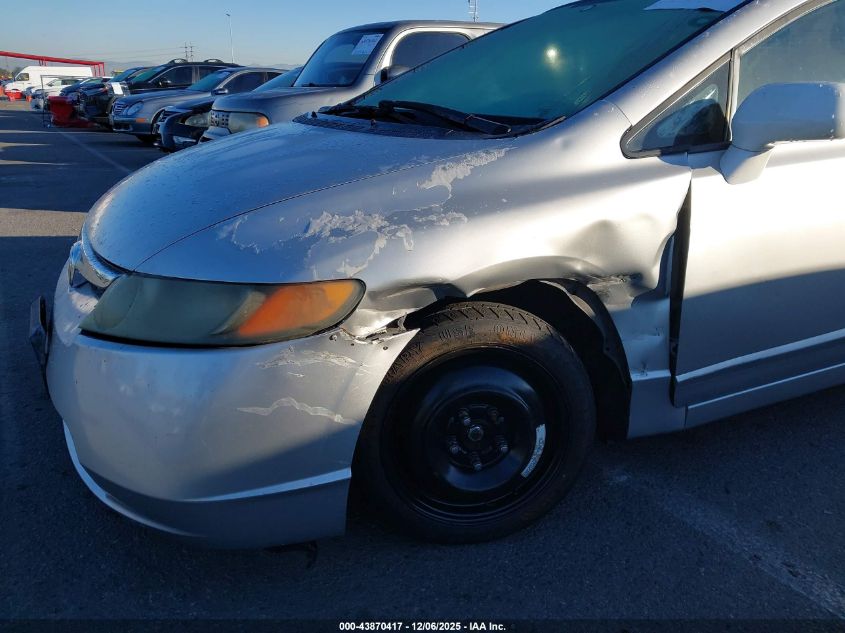 2006 Honda Civic Lx VIN: 2HGFA16596H507145 Lot: 43870417