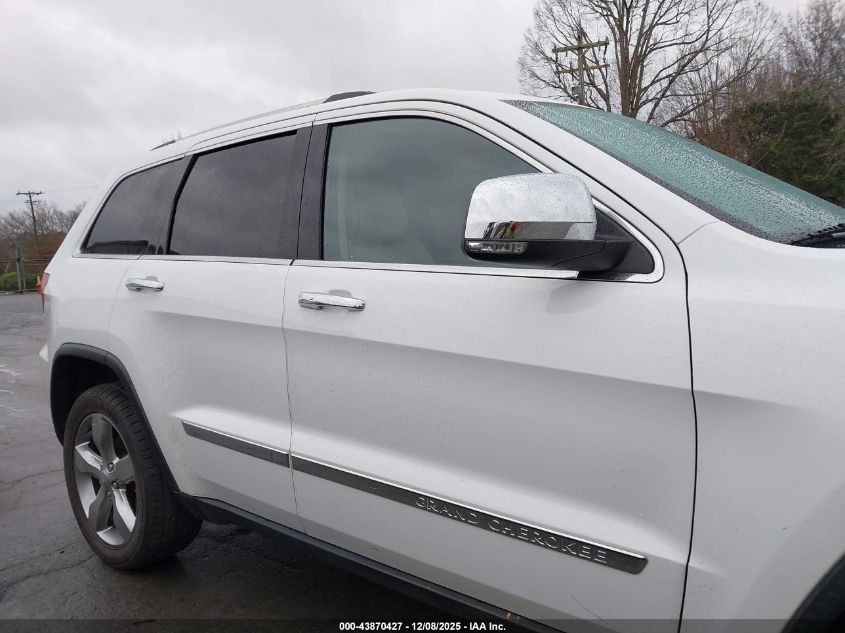 2013 Jeep Grand Cherokee Overland VIN: 1C4RJFCGXDC536801 Lot: 43870427