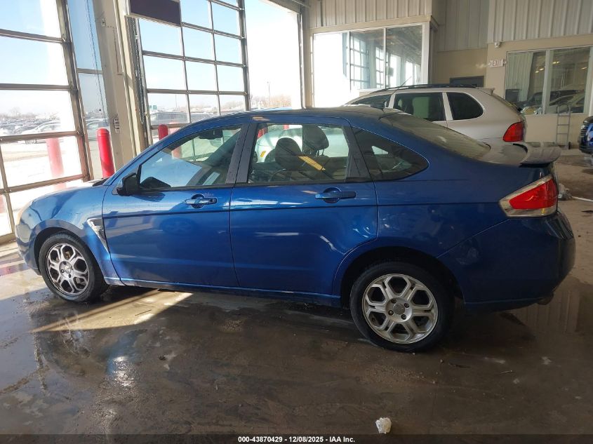 2008 Ford Focus Se/Ses VIN: 1FAHP35N88W126724 Lot: 43870429