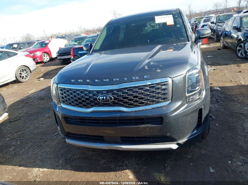 2020 Kia Telluride Lx VIN: 5XYP2DHC2LG054767 Lot: 43870434