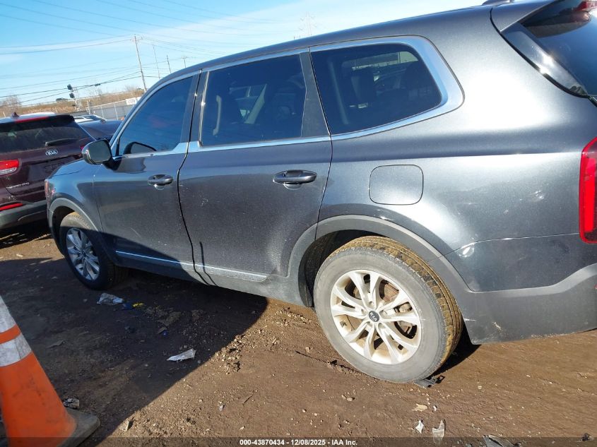 2020 Kia Telluride Lx VIN: 5XYP2DHC2LG054767 Lot: 43870434