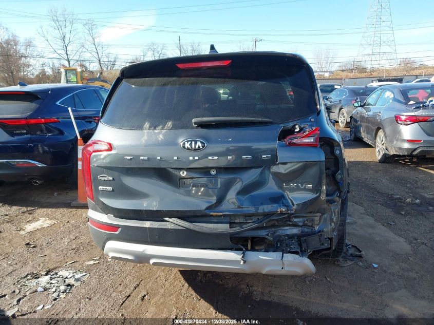 2020 Kia Telluride Lx VIN: 5XYP2DHC2LG054767 Lot: 43870434