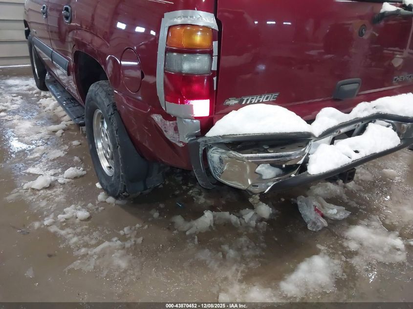 2002 Chevrolet Tahoe Ls VIN: 1GNEC13Z52J151983 Lot: 43870452