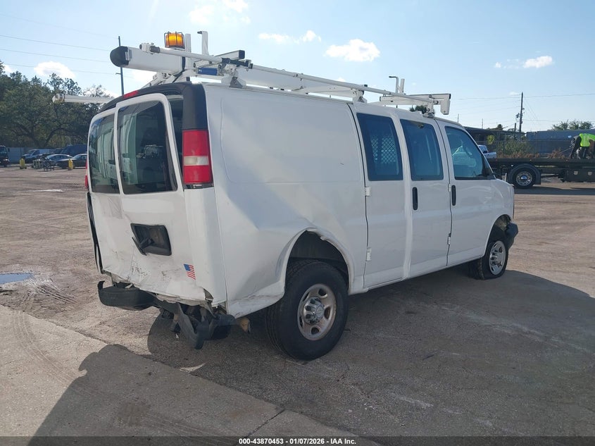 Vin: 1gcwgaff7g1244028, lot: 44365986, chevrolet express 2500 work van 20164
