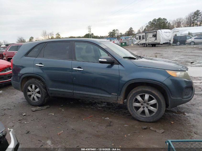 2011 Kia Sorento Lx VIN: 5XYKTCA15BG015812 Lot: 43870481