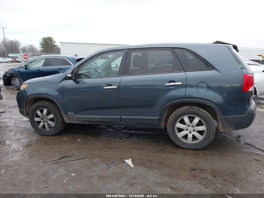 2011 Kia Sorento Lx VIN: 5XYKTCA15BG015812 Lot: 43870481