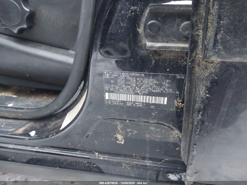 2005 Toyota Rav4 VIN: JTEHD20V650040486 Lot: 43870530