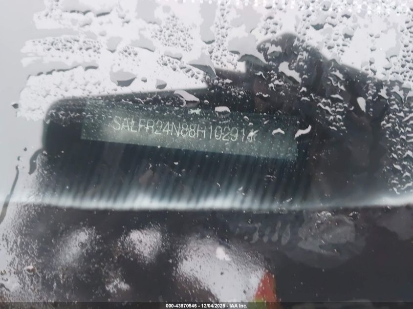 2008 Land Rover Lr2 Hse VIN: SALFR24N88H102914 Lot: 43870546