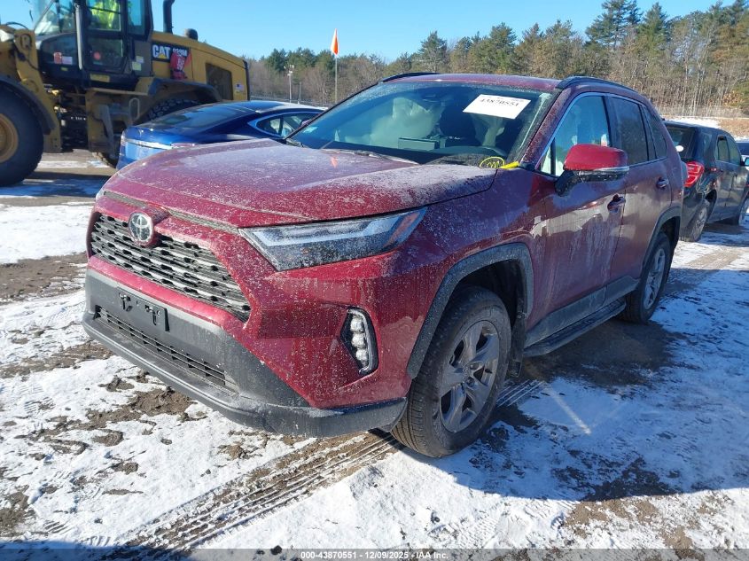 2025 Toyota Rav4 Xle VIN: 2T3P1RFV2SW557364 Lot: 43870551