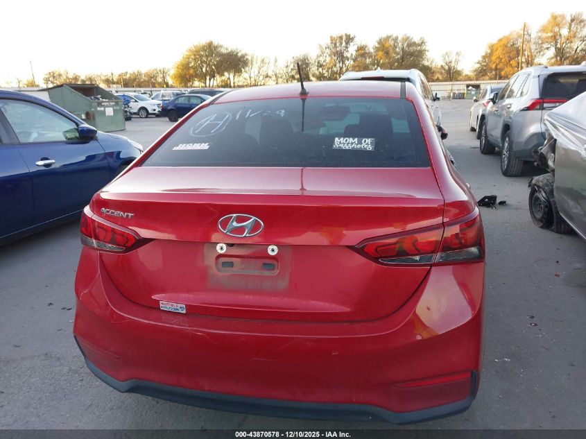 2021 Hyundai Accent Se VIN: 3KPC24A61ME144493 Lot: 43870578