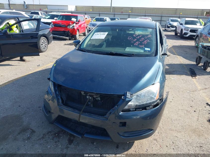 2014 Nissan Sentra S VIN: 3N1AB7AP2EL683898 Lot: 43870588