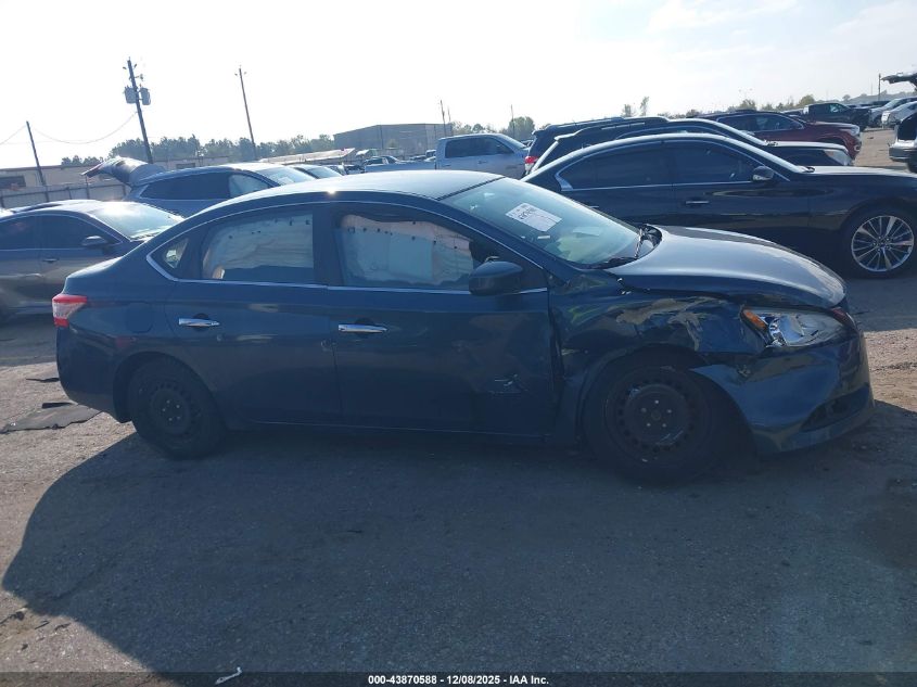 2014 Nissan Sentra S VIN: 3N1AB7AP2EL683898 Lot: 43870588