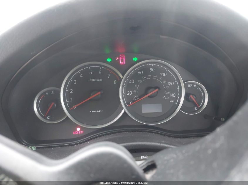 2007 Subaru Legacy 2.5I VIN: 4S3BL616376210444 Lot: 43870662