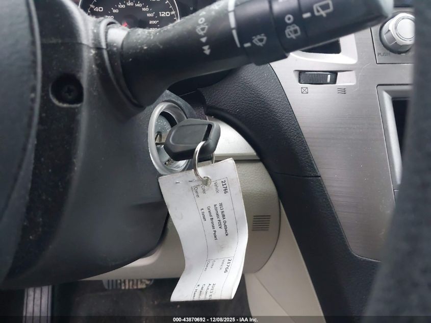 2013 Subaru Outback 2.5I VIN: 4S4BRCAC2D3322342 Lot: 43870692