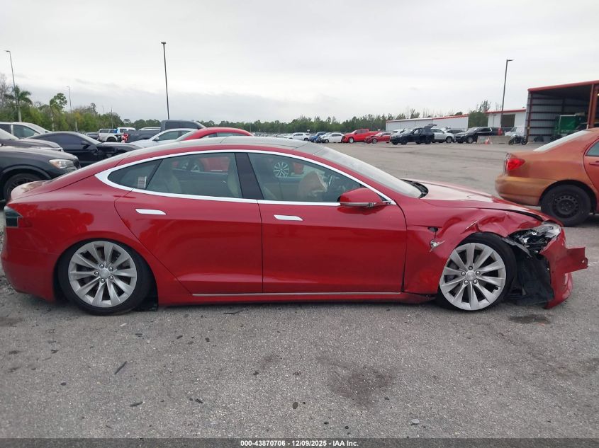 2016 Tesla Model S 60/70/75/85 VIN: 5YJSA1E10GF156273 Lot: 43870706