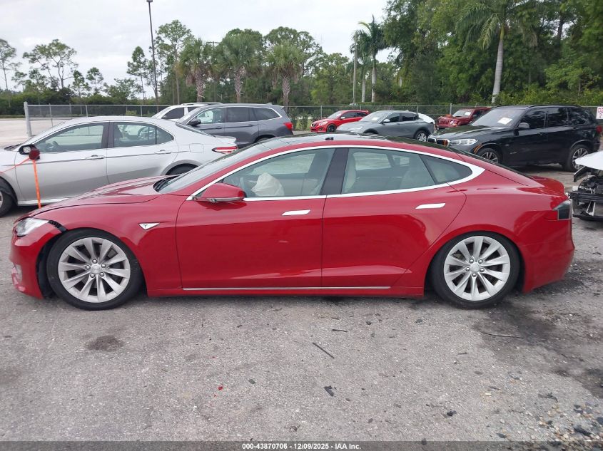 2016 Tesla Model S 60/70/75/85 VIN: 5YJSA1E10GF156273 Lot: 43870706