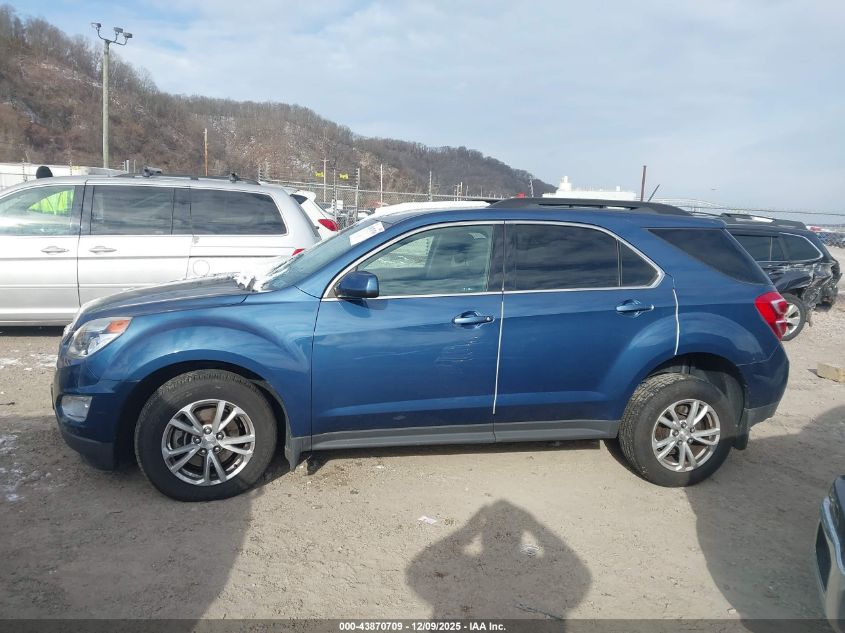 2016 Chevrolet Equinox Lt VIN: 2GNFLFE34G6273085 Lot: 43870709