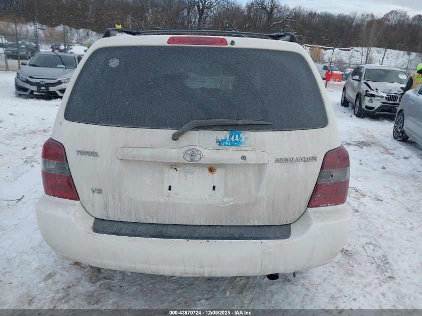 2004 Toyota Highlander V6 VIN: JTEDP21A940014223 Lot: 43870724