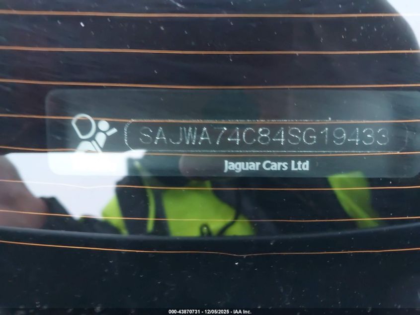 2004 Jaguar Xj Vanden Plas VIN: SAJWA74C84SG19433 Lot: 43870731