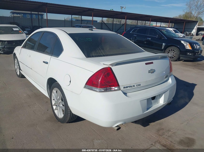 2012 Chevrolet Impala 3.6 Ltz white Lot 111043870735 Vin 2G1WC5E31C1164778