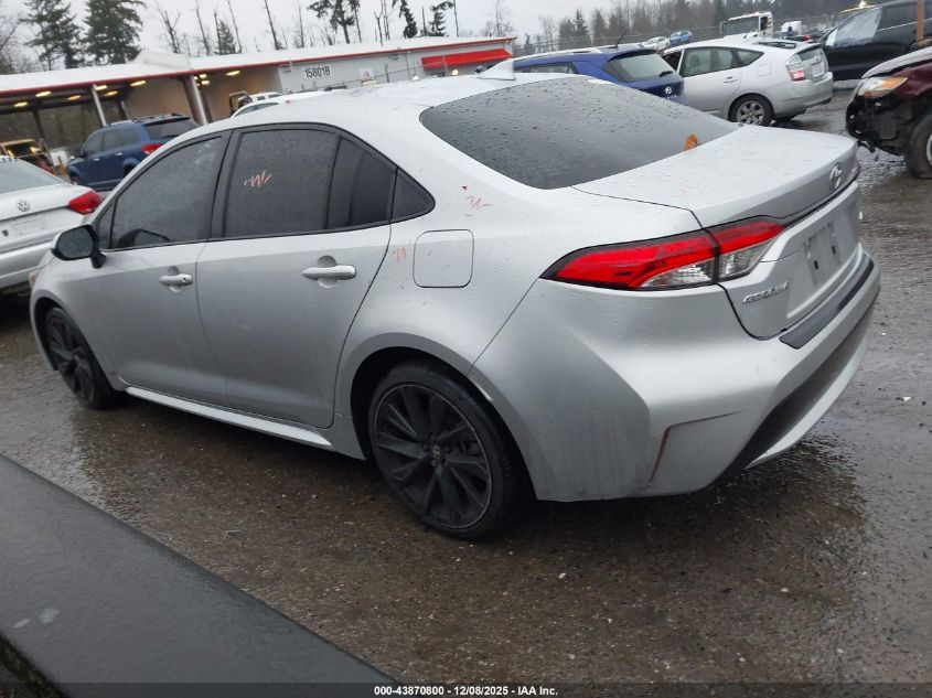 2022 Toyota Corolla Le VIN: JTDEPMAE0N3026543 Lot: 43870800