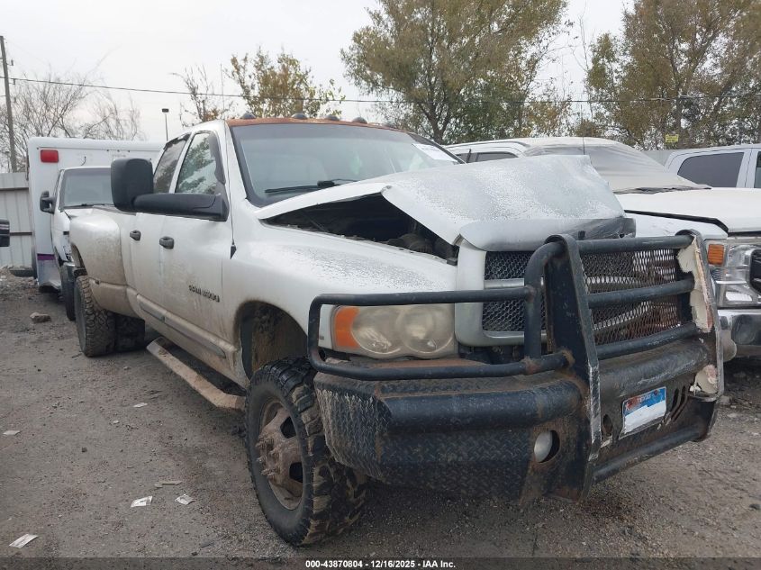 2003 Dodge Ram 3500 Slt/Laramie/St VIN: 3D7MU48C83G798104 Lot: 43870804