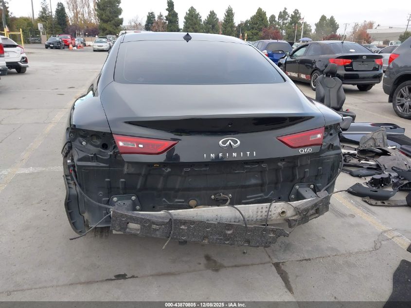 2017 Infiniti Q60 3.0T Premium VIN: JN1EV7EK7HM360156 Lot: 43870805