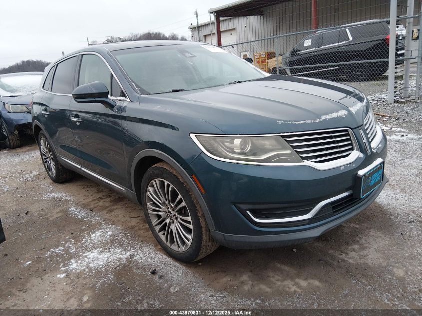 2016 Lincoln Mkx Reserve