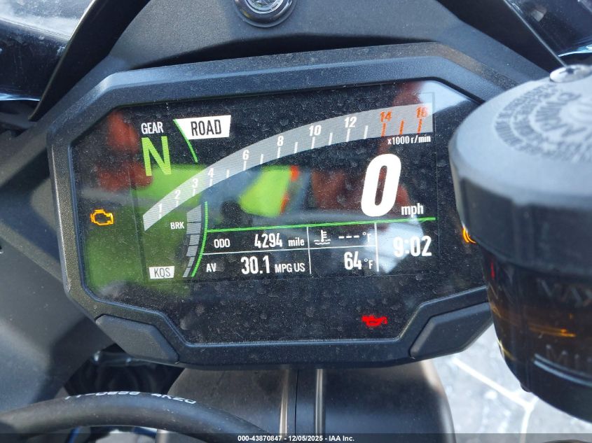 2025 Kawasaki Zx1002 L VIN: JKBZXVL17SA018521 Lot: 43870847