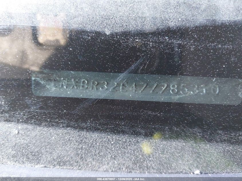 2007 Toyota Corolla S VIN: 1NXBR32E47Z785310 Lot: 43870857