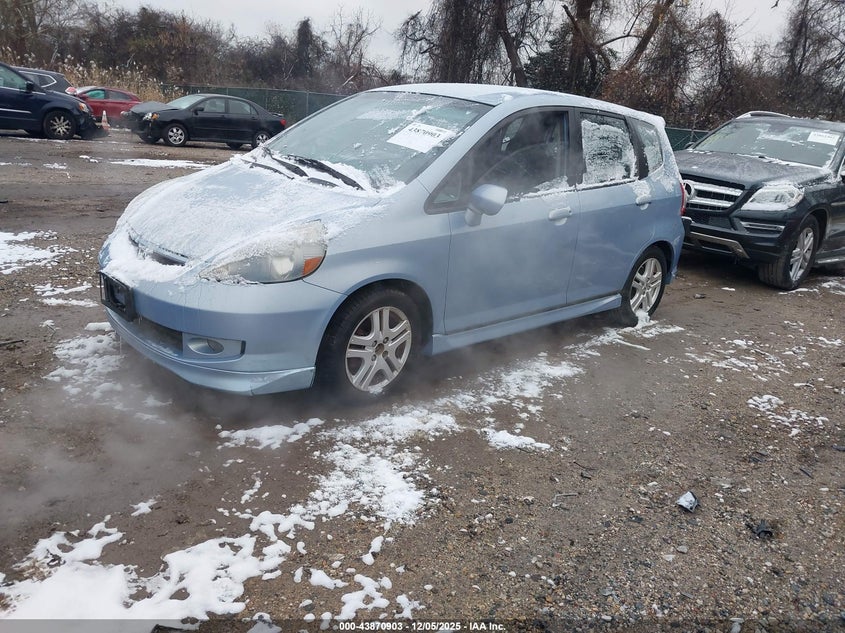 JHMGD38688S033811 2008 HONDA FIT photo no. 2