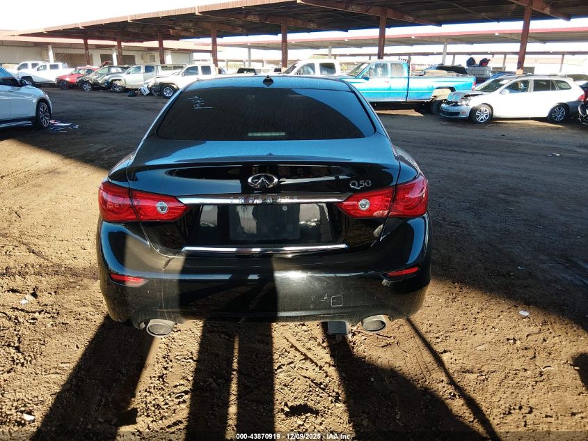 2016 Infiniti Q50 3.0T Premium VIN: JN1EV7APXGM303787 Lot: 43870919