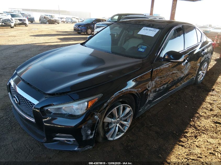 2016 Infiniti Q50 3.0T Premium VIN: JN1EV7APXGM303787 Lot: 43870919