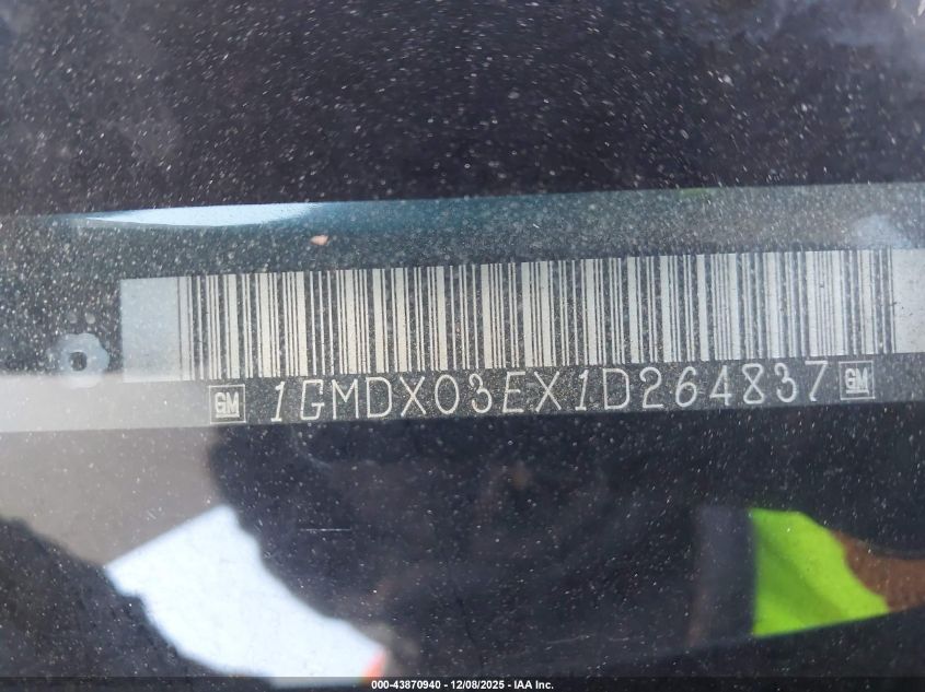 2001 Pontiac Montana M16 W/1Sc Pkg. VIN: 1GMDX03EX1D264837 Lot: 43870940